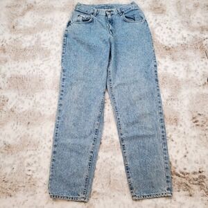 Vtg Lee Riders Jeans Womens 10  Medium Wash Blue High Rise Mom Jeans 27x28.5 90s